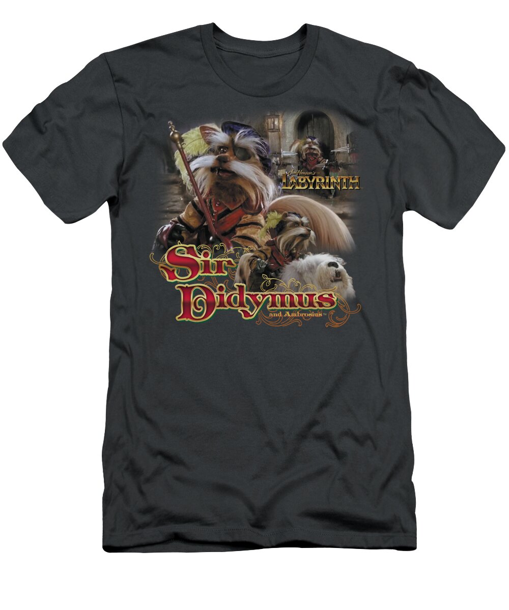 Labyrinth T-Shirt featuring the digital art Labyrinth - Sir Didymus by Brand A