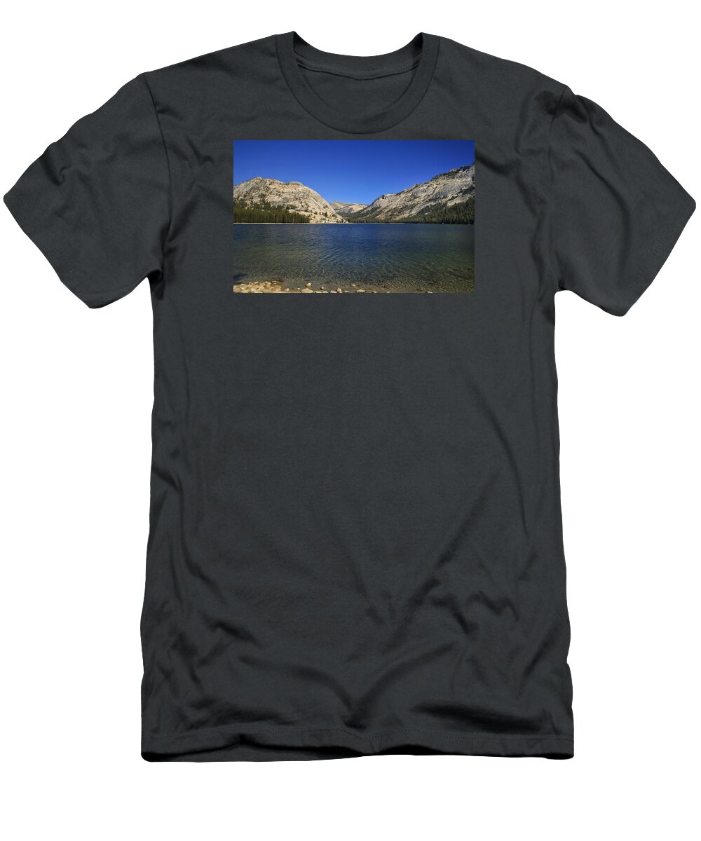 Lake T-Shirt featuring the photograph Lake Ellery Yosemite by David Millenheft