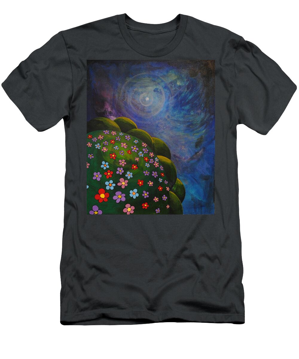 Landscape T-Shirt featuring the painting Landscape by Mindy Huntress