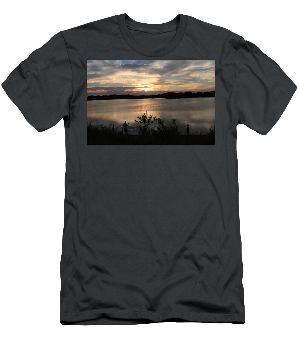 Sunset T-Shirt featuring the photograph Last Day of May by J Laughlin