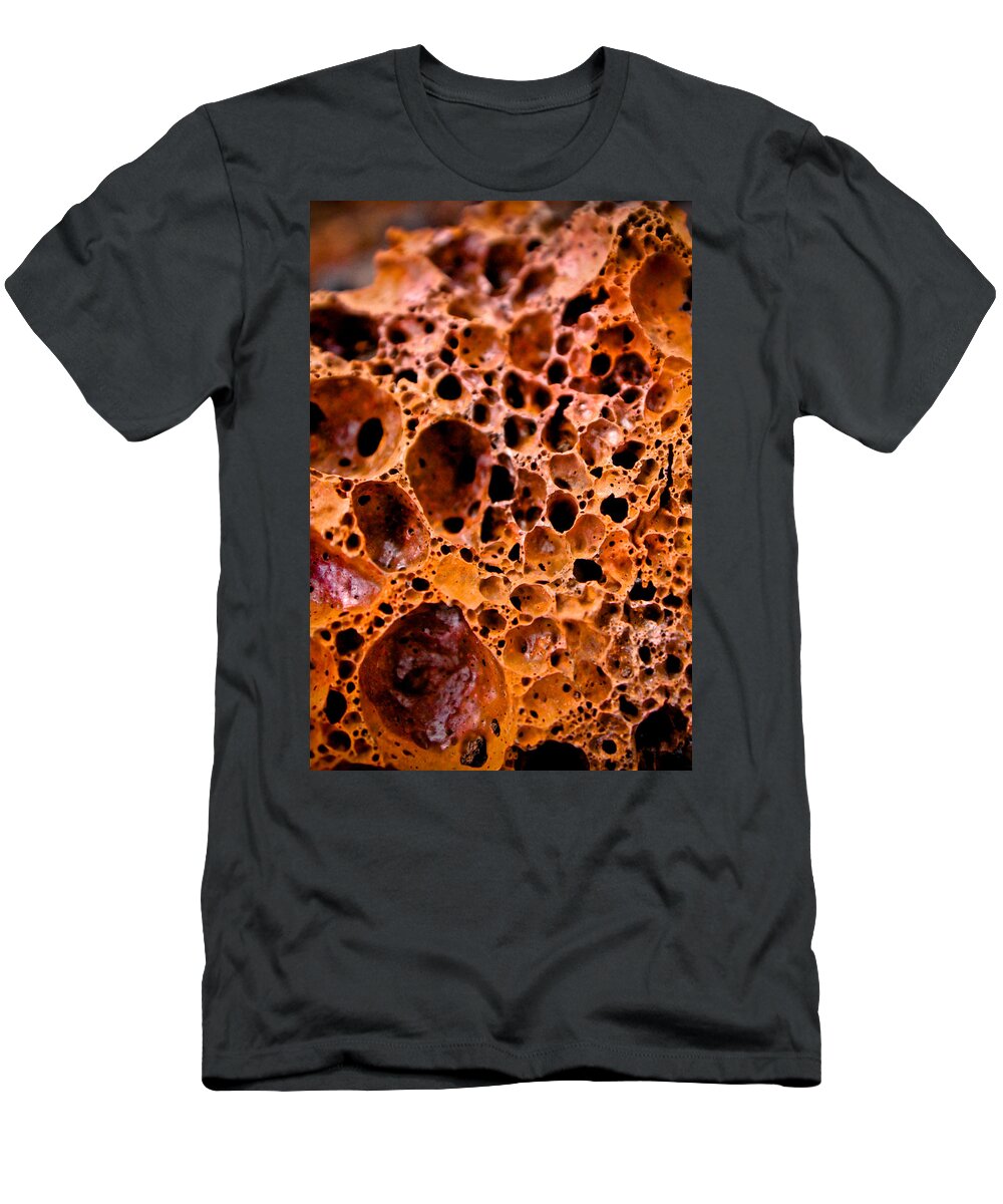 Craters T-Shirt featuring the photograph Lava Rock by Joel Loftus