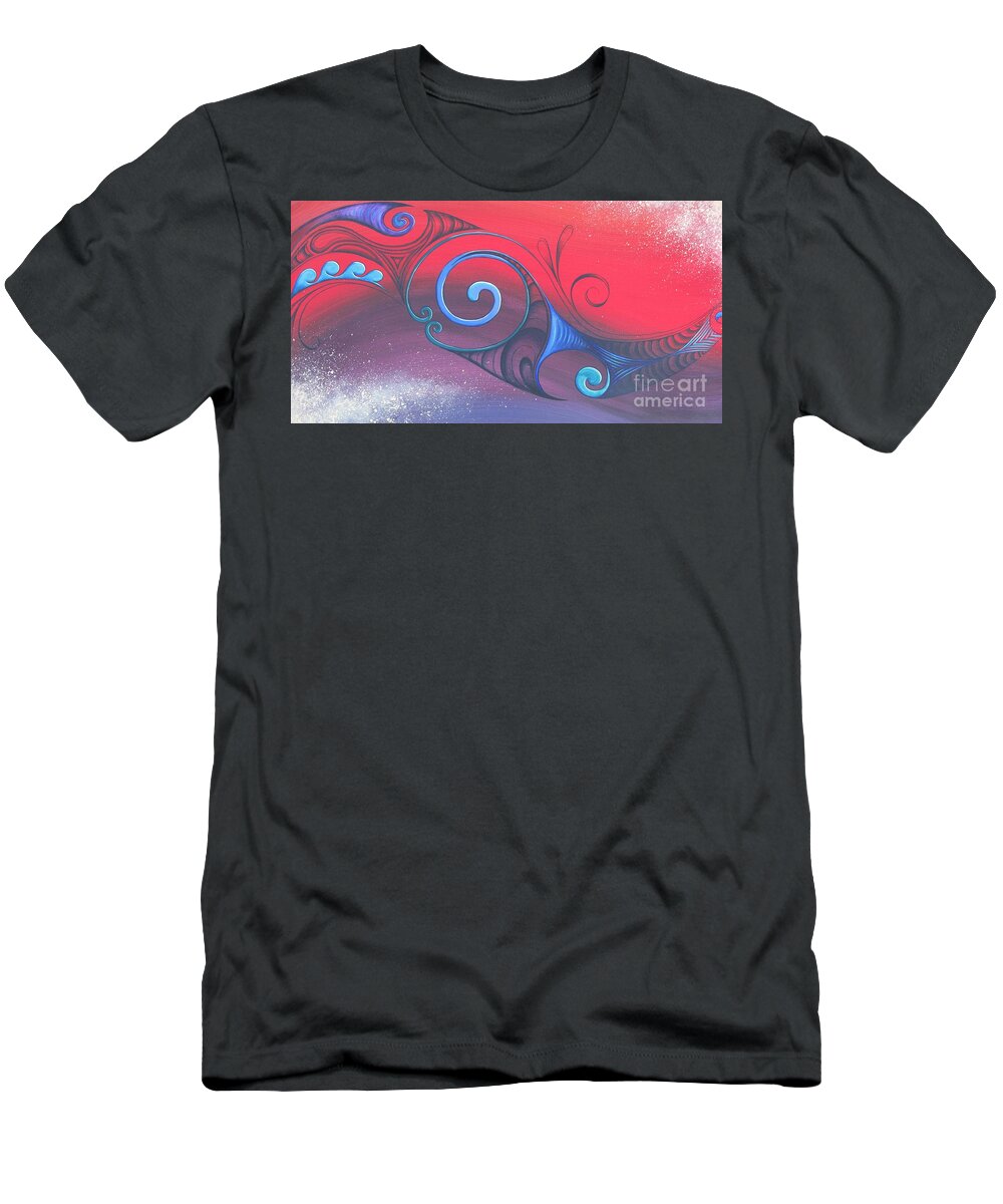 Legend T-Shirt featuring the painting Legend Ono by Reina Cottier