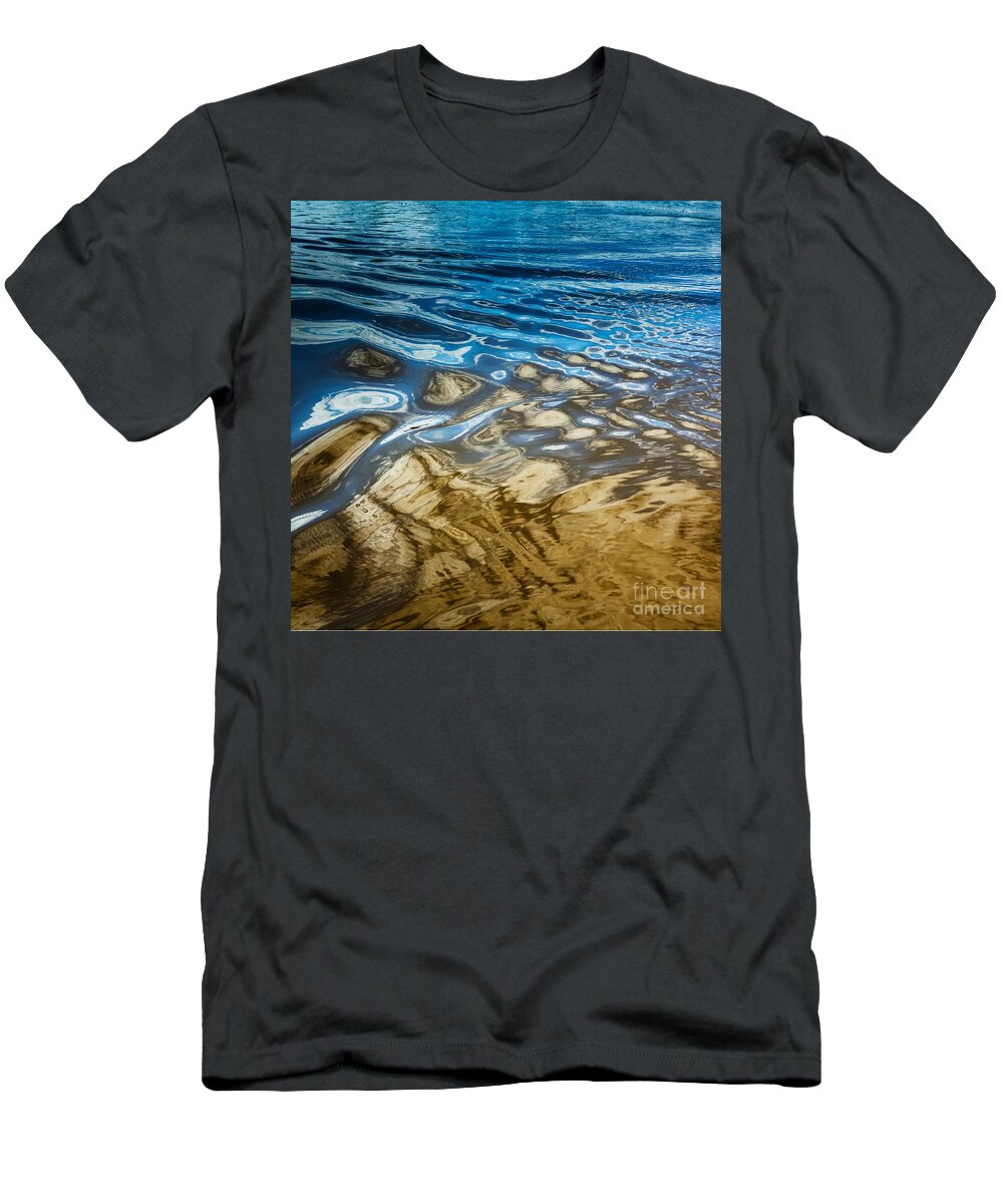 Pattern T-Shirt featuring the photograph Light meets water by Casper Cammeraat