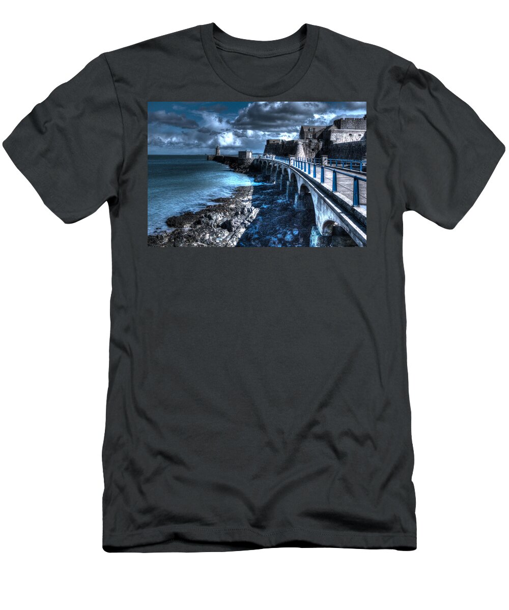 Guernsey Lighthouse T-Shirt featuring the photograph Lighthouse by Chris Smith