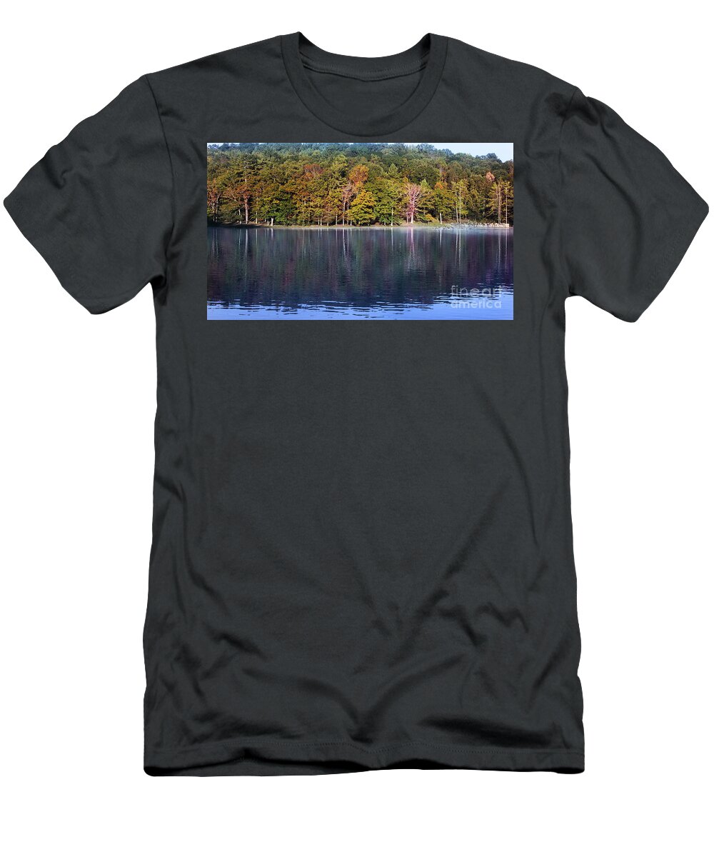 Lake Photograph T-Shirt featuring the photograph Little Beaver Lake by Melissa Petrey