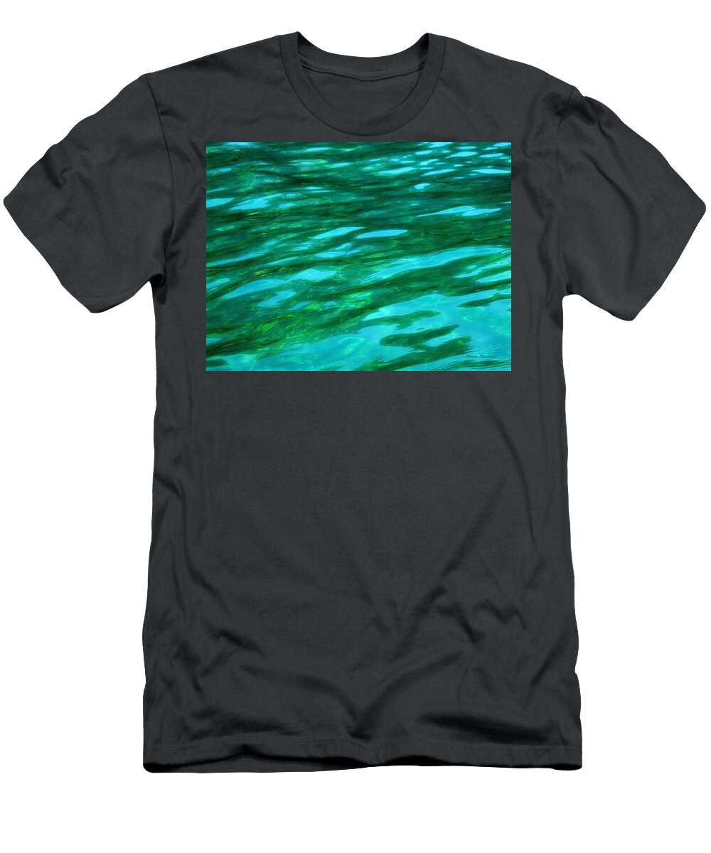 Abstract T-Shirt featuring the photograph Look Deep by Donna Blackhall