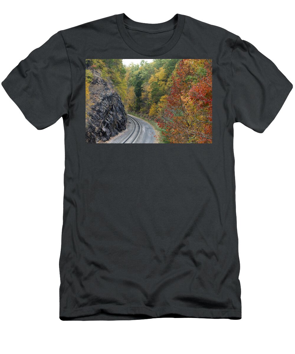 Autumn T-Shirt featuring the photograph Lost in Colors by Lily K