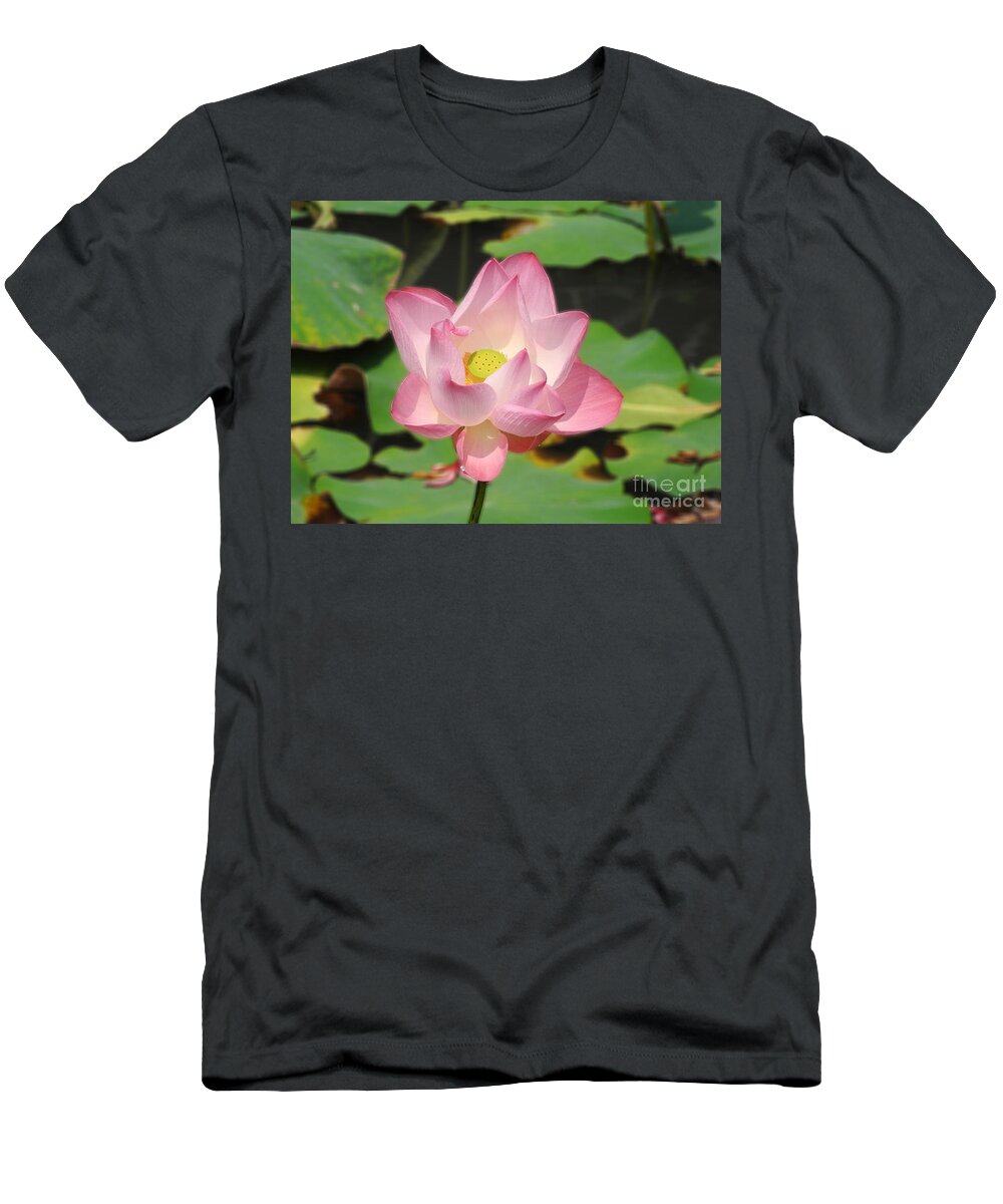 Bangkok T-Shirt featuring the photograph Lotus in Bloom by Mini Arora