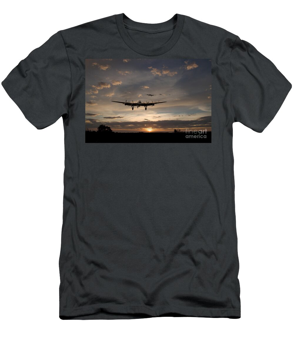Avro T-Shirt featuring the digital art Made it Home by Airpower Art