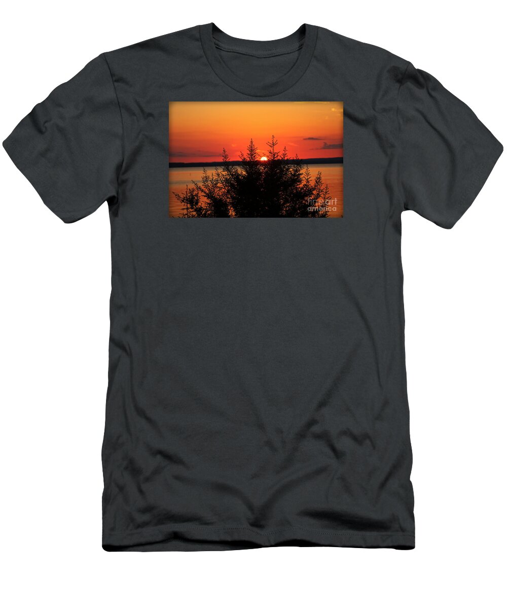 Sunset T-Shirt featuring the photograph Magic At Sunset by Ella Kaye Dickey
