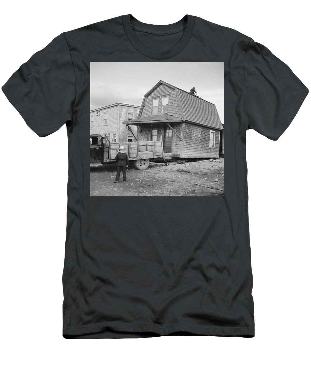 1940 T-Shirt featuring the photograph Maine Moving, 1940 by Granger