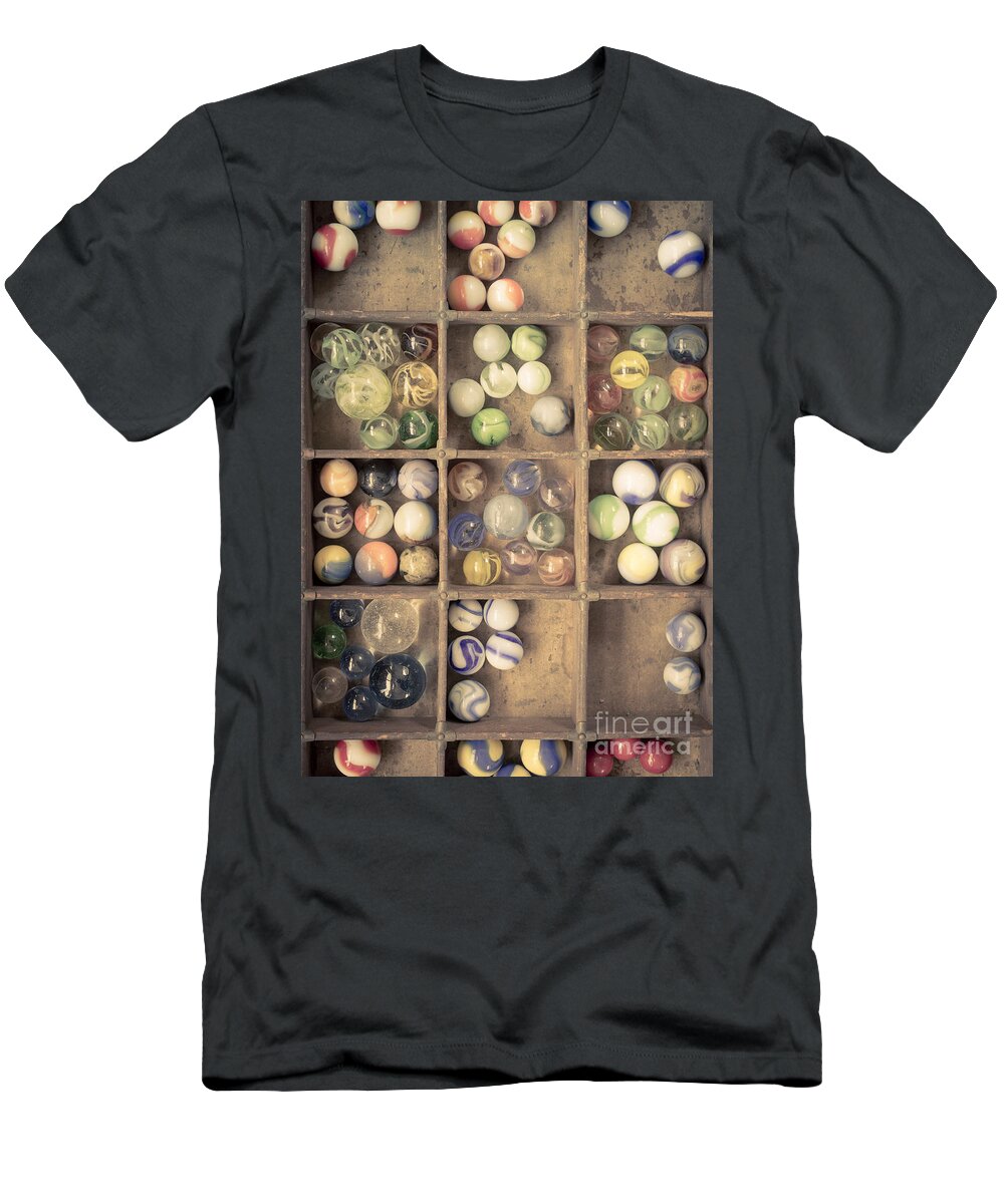 Marbles T-Shirt featuring the photograph Marble Collection by Edward Fielding