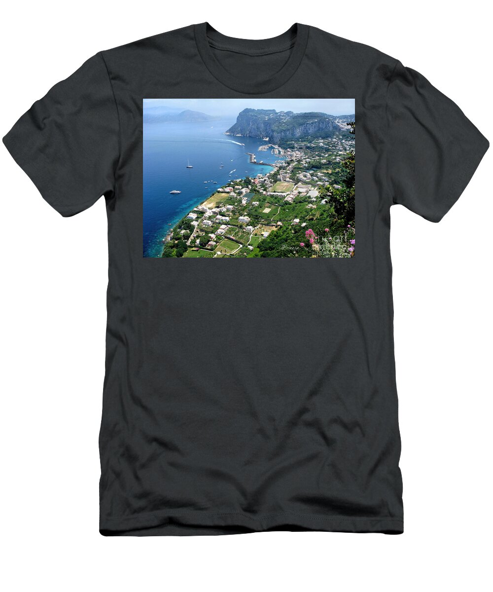 Anacapri T-Shirt featuring the photograph Marina Grande Anacapri by Jennie Breeze