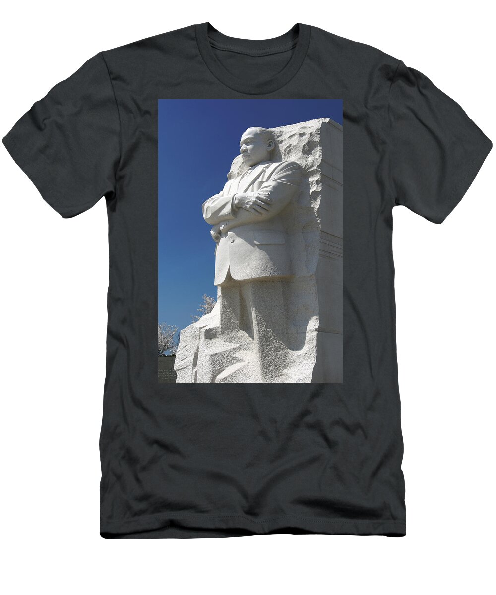Landmarks T-Shirt featuring the photograph Martin Luther King Jr. Memorial by Mike McGlothlen