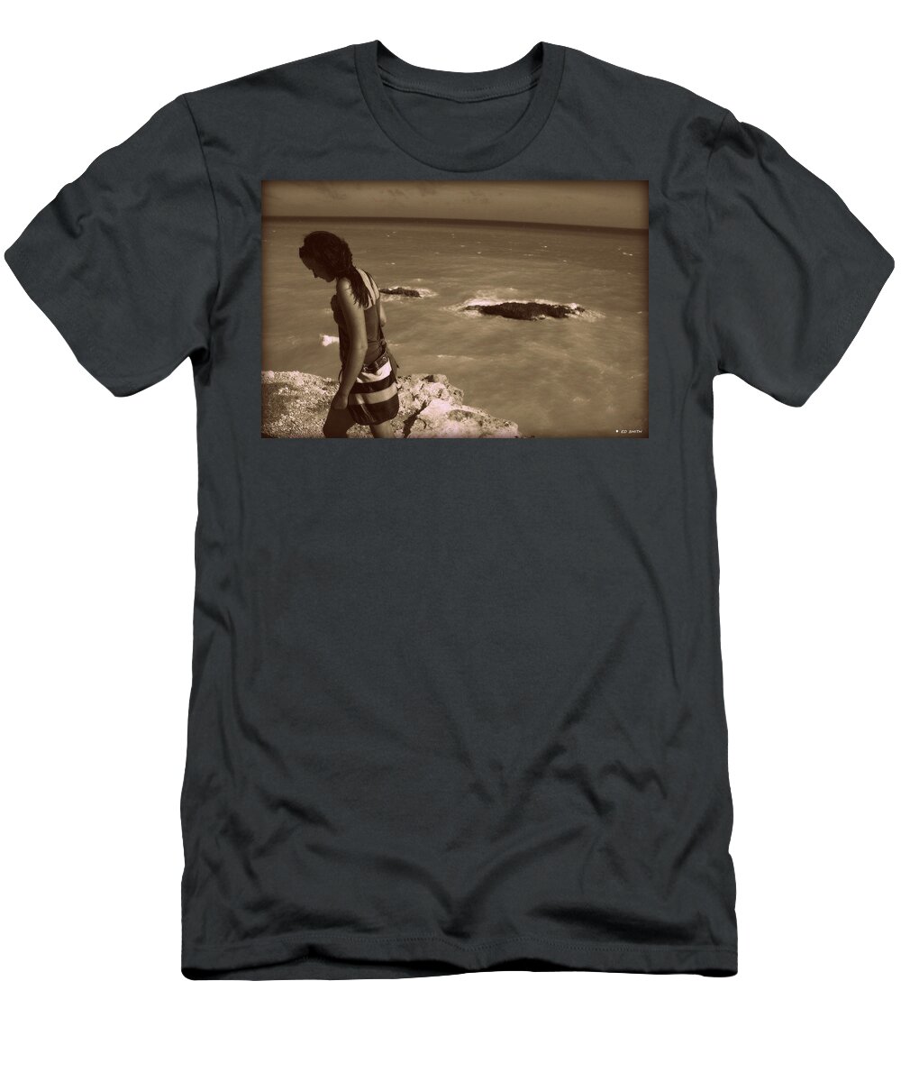 Maybe Tomorrow T-Shirt featuring the photograph Maybe Tomorrow by Edward Smith