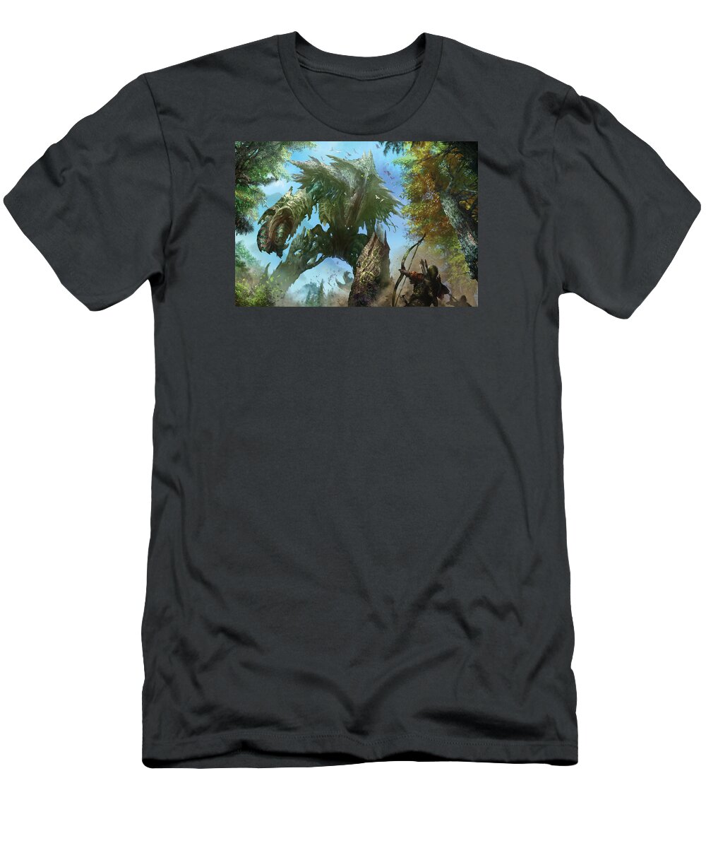 Mtg T-Shirt featuring the digital art Megantic Sliver by Ryan Barger