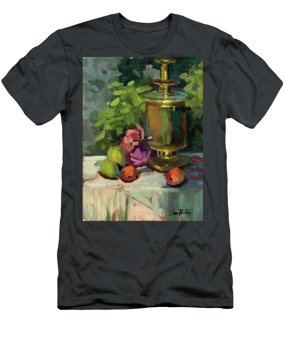 Memories Of Sergei T-Shirt featuring the painting Memories of Sergei by Diane McClary