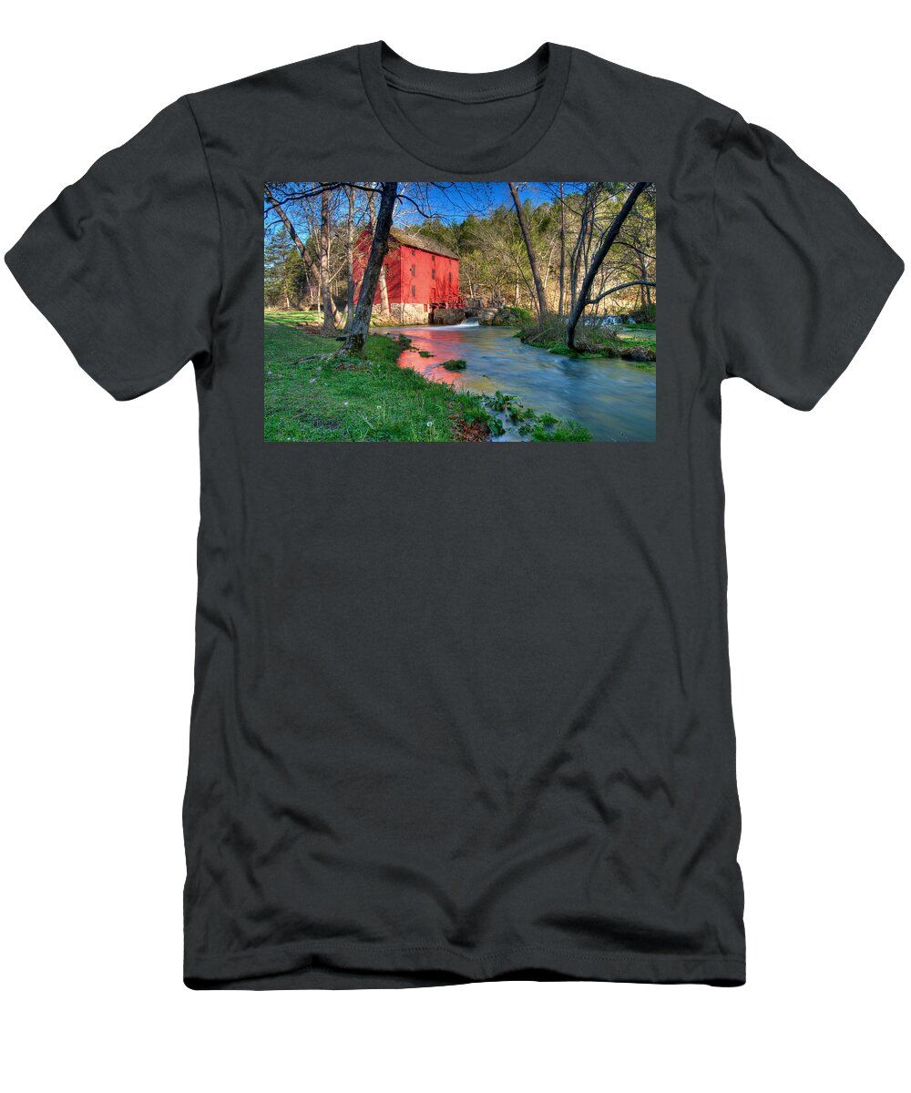 Missouri T-Shirt featuring the photograph Mill Stream by Steve Stuller