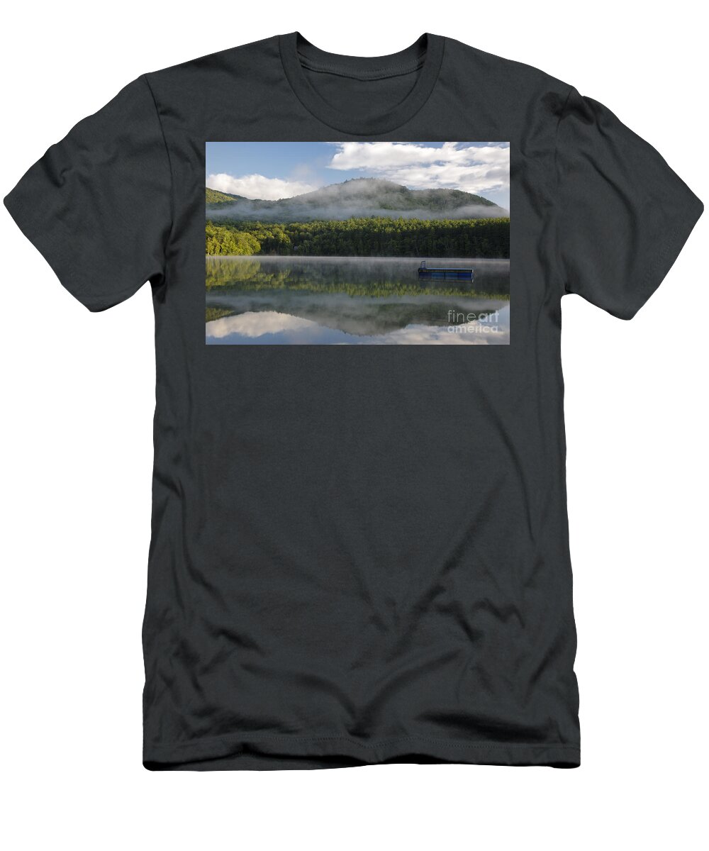 Hubbard Brook Valley T-Shirt featuring the photograph Mirror Lake - Woodstock New Hampshire USA by Erin Paul Donovan