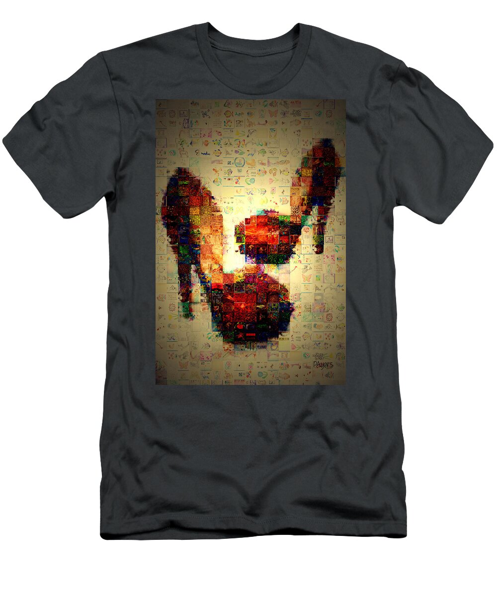 Photography T-Shirt featuring the photograph Misbehavin Shoes by Paula Ayers