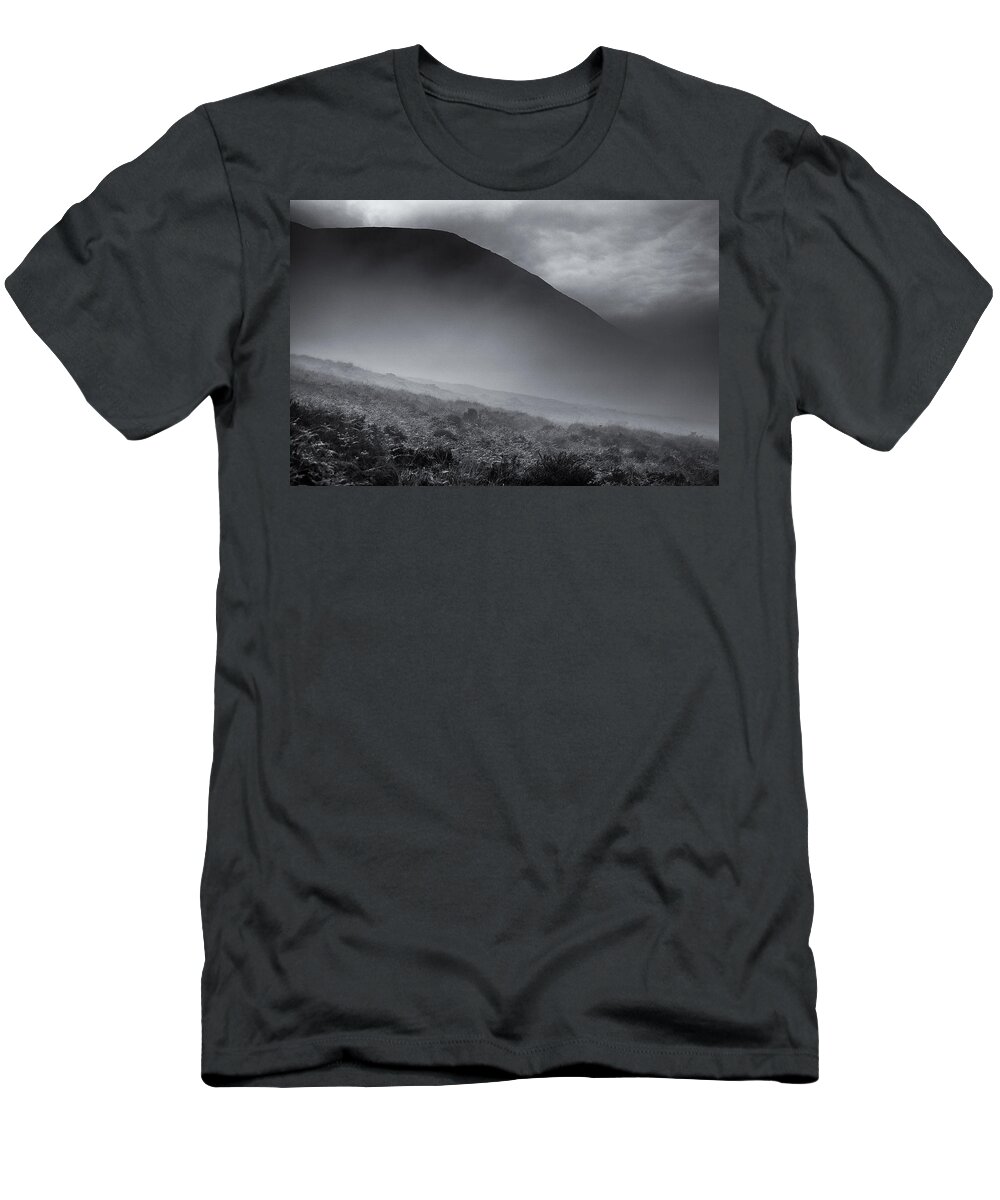 Mourne Mountains T-Shirt featuring the photograph Misty Mournes by Nigel R Bell