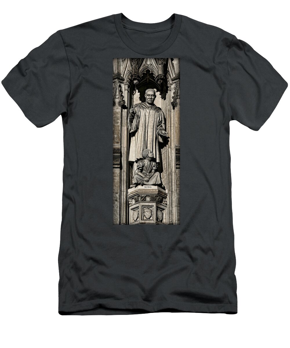 African T-Shirt featuring the photograph MLK Memorial by Stephen Stookey