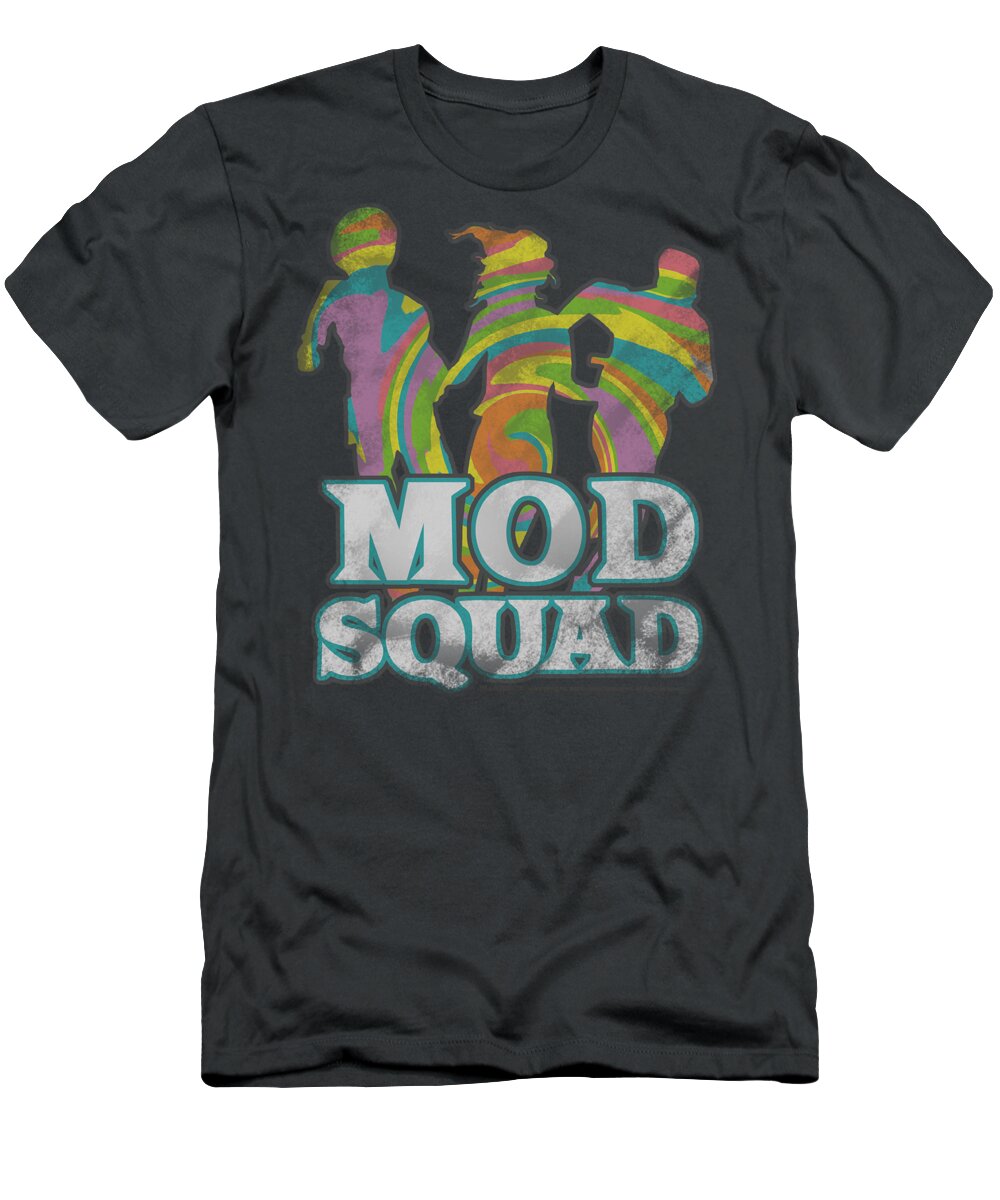 Mod Squad T-Shirt featuring the digital art Mod Squad - Mod Squad Run Groovy by Brand A