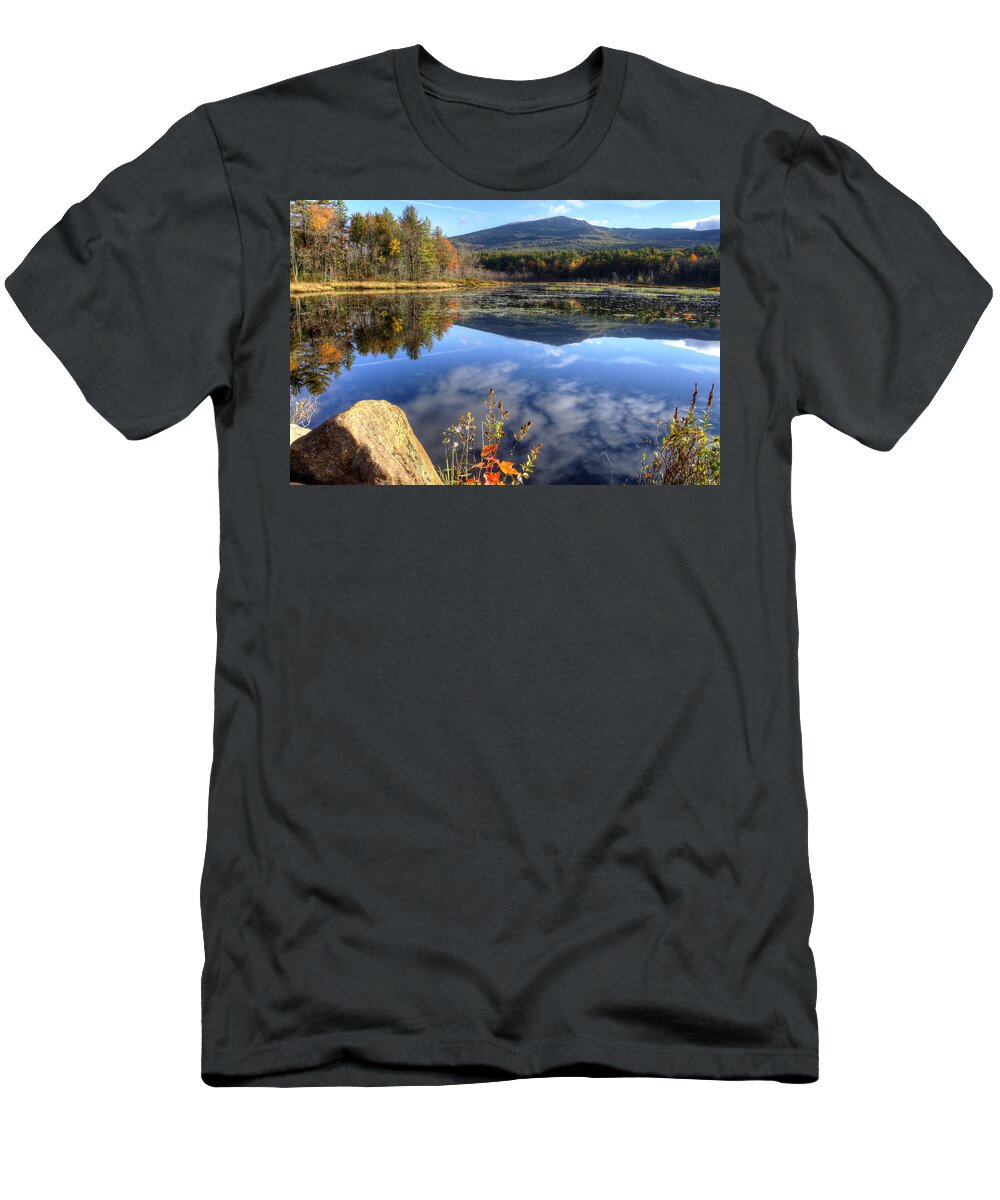 Monadnock T-Shirt featuring the photograph Monadnock Reflections by Donna Doherty