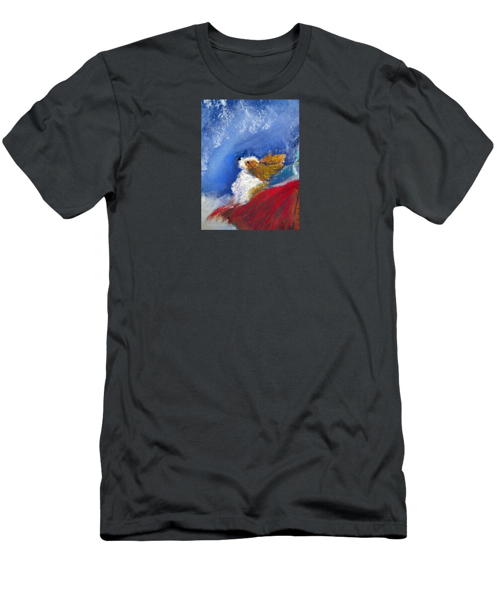 Winter T-Shirt featuring the painting Moonstruck by Loretta Luglio