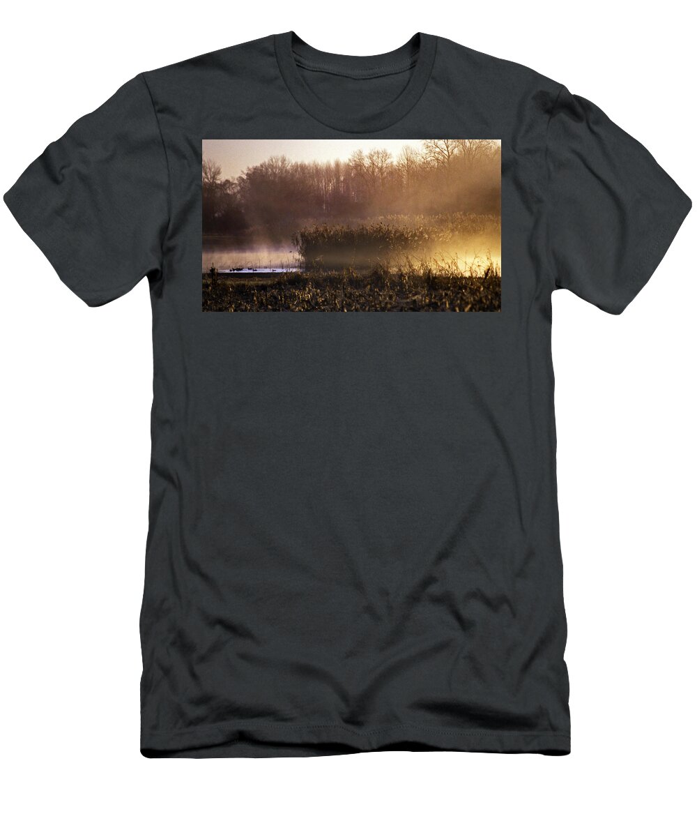 Nature T-Shirt featuring the photograph Morning Light by Skip Willits
