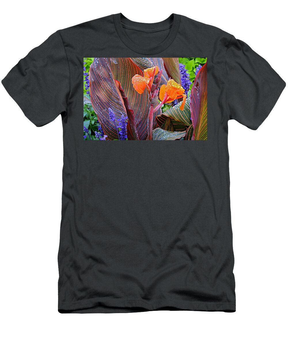 Cana Flowers T-Shirt featuring the photograph Morning Rain by Joseph Yarbrough