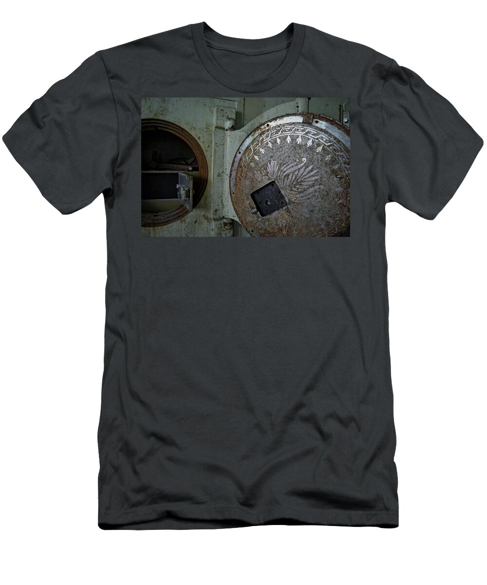 Grand Rapids T-Shirt featuring the photograph Morton Hotel Safe ll by Michelle Calkins