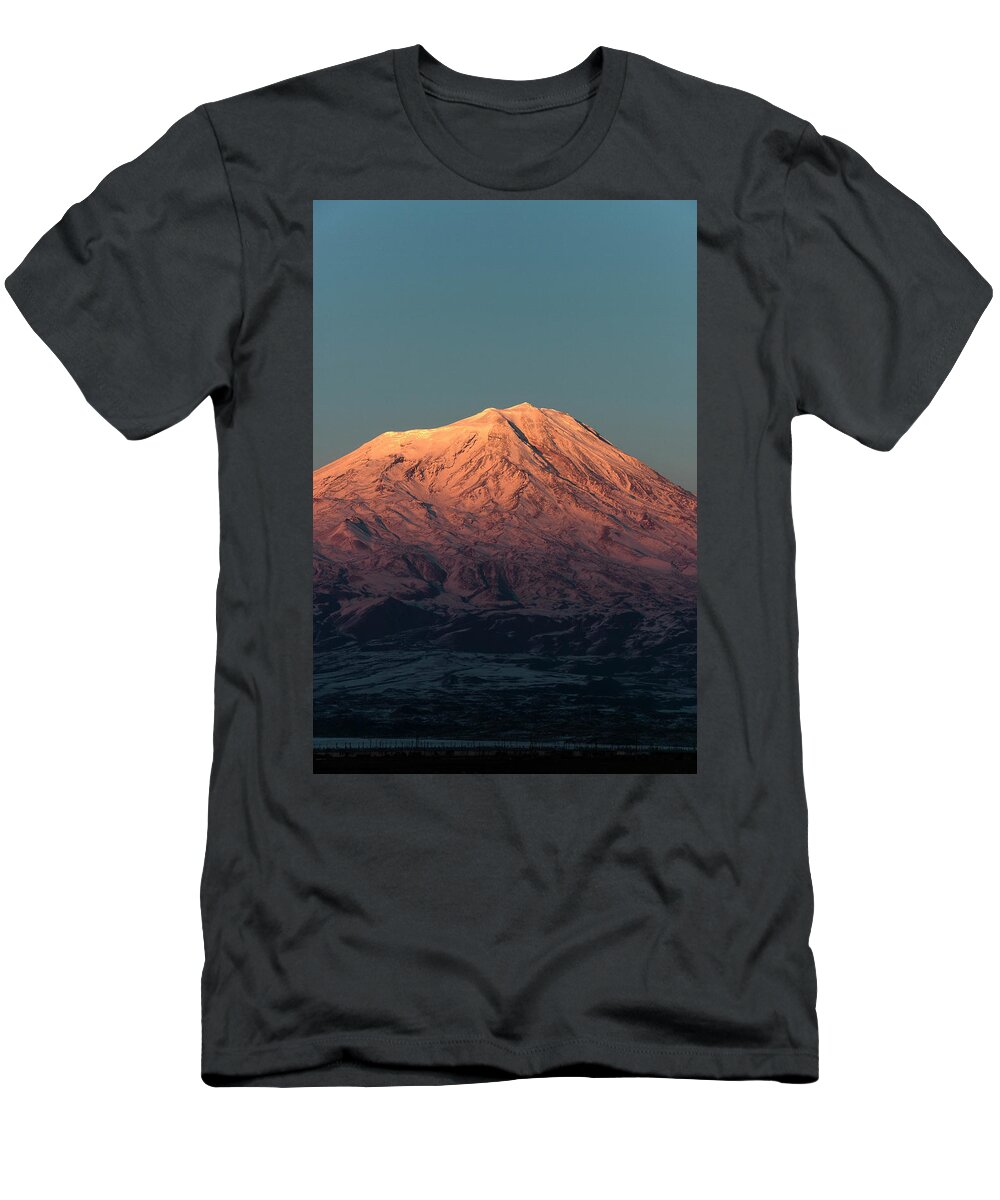 Agri T-Shirt featuring the photograph Mount Ararat, Dogubayazit, Eastern by Guillem Lopez