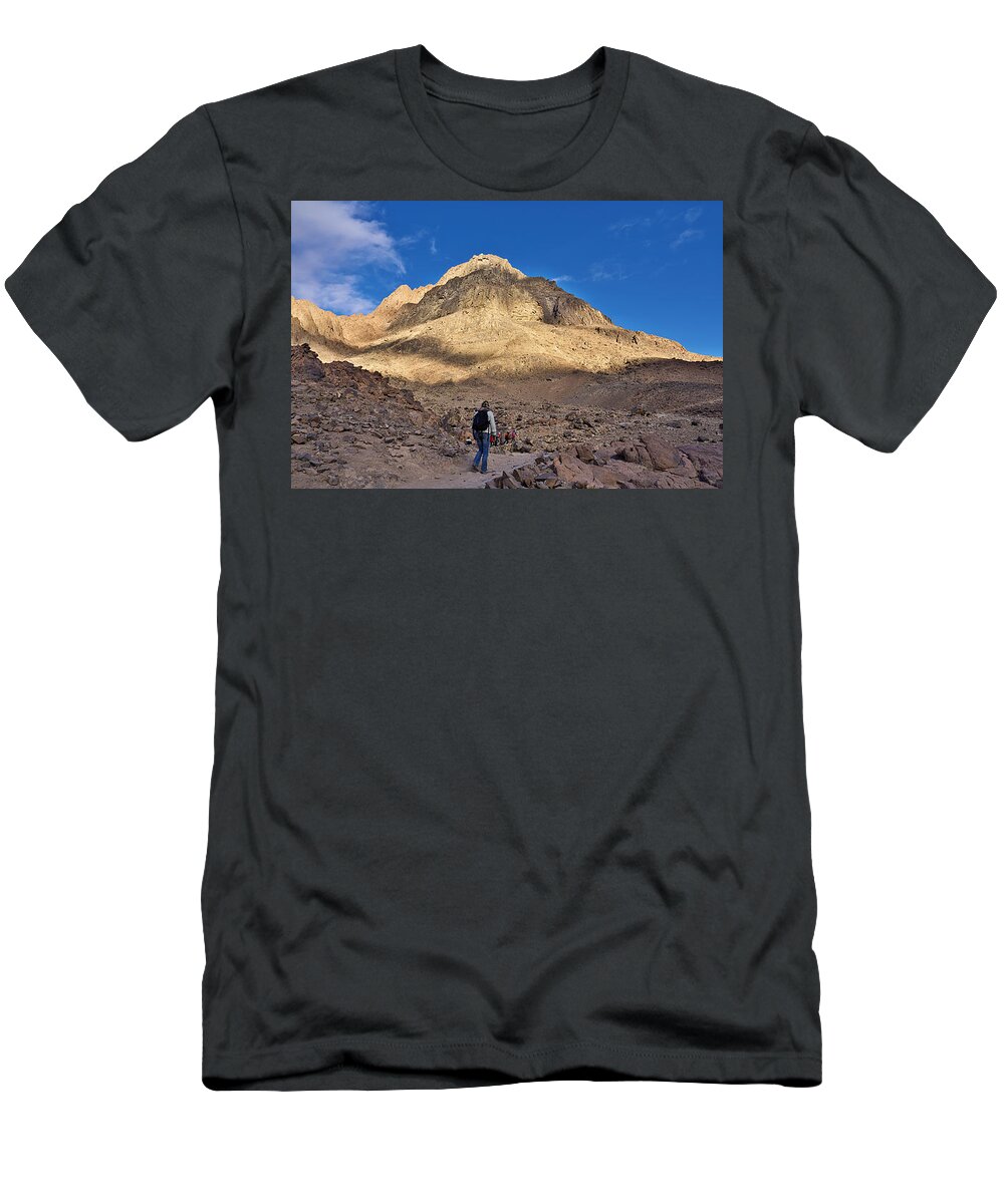 Desert T-Shirt featuring the photograph Mount Sinai by Ivan Slosar