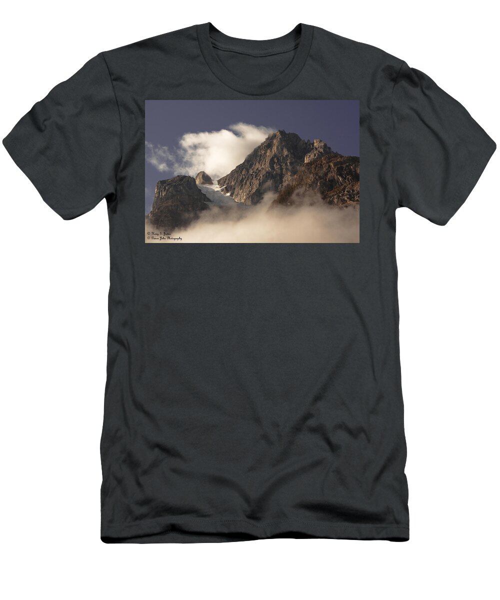Mountain Top T-Shirt featuring the photograph Mountain Clouds by Hany J