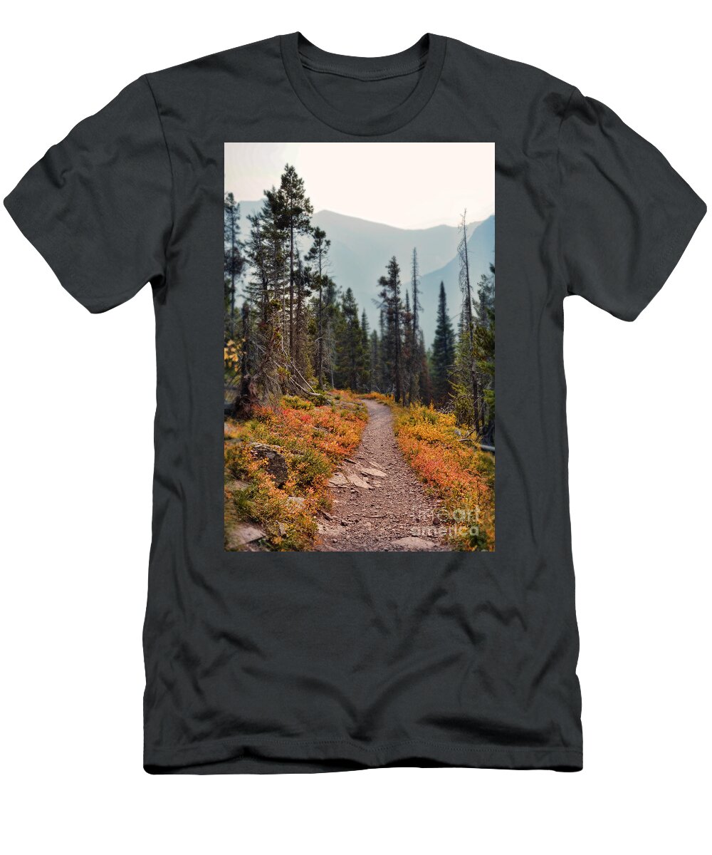 Trail T-Shirt featuring the photograph Mountain Trail by Jill Battaglia