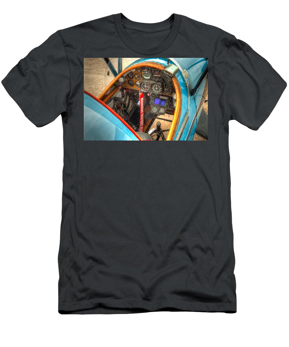 Airplane T-Shirt featuring the photograph N1G Interior by Tim Stanley
