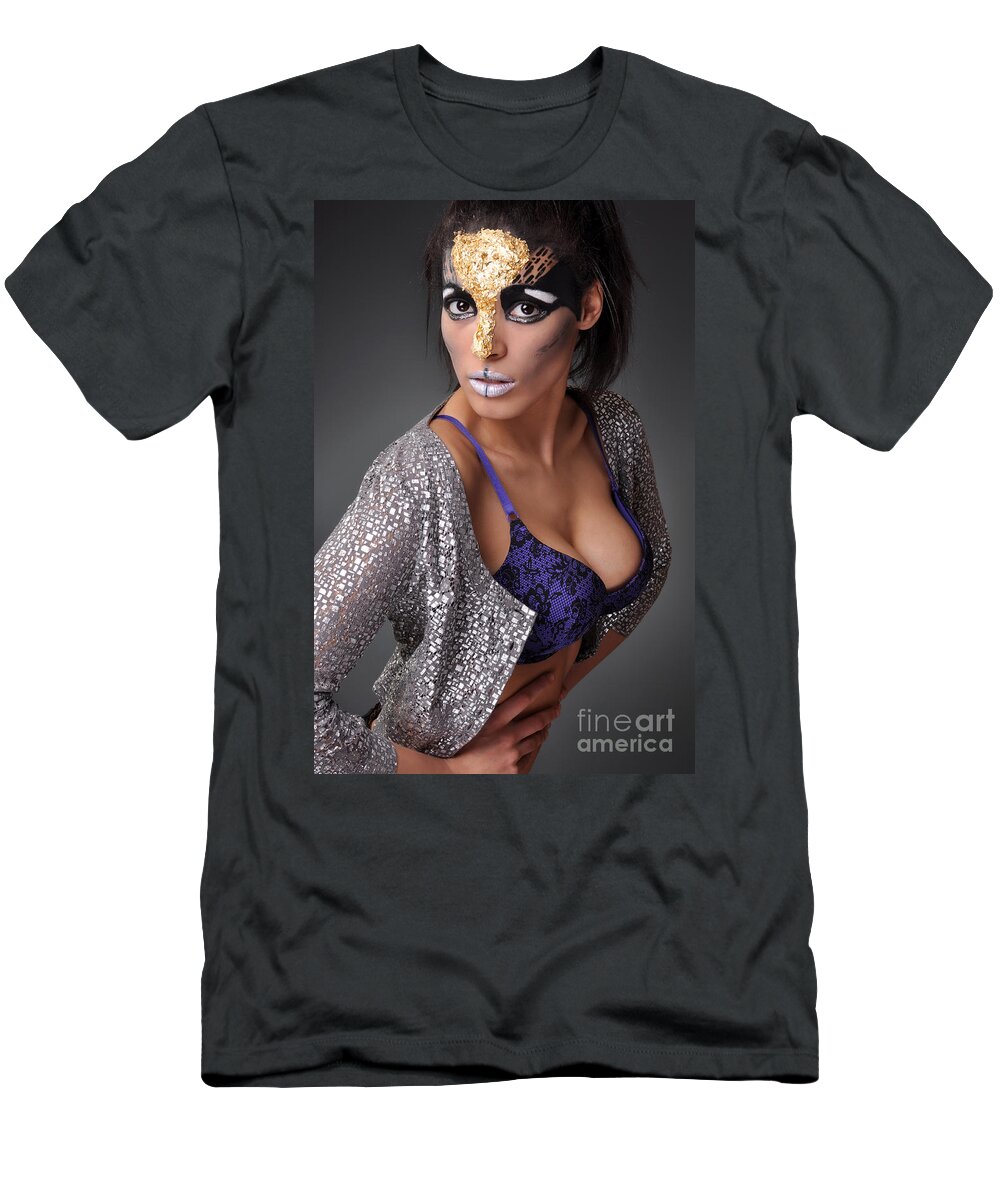 Yhun Suarez T-Shirt featuring the photograph Nadia1 by Yhun Suarez