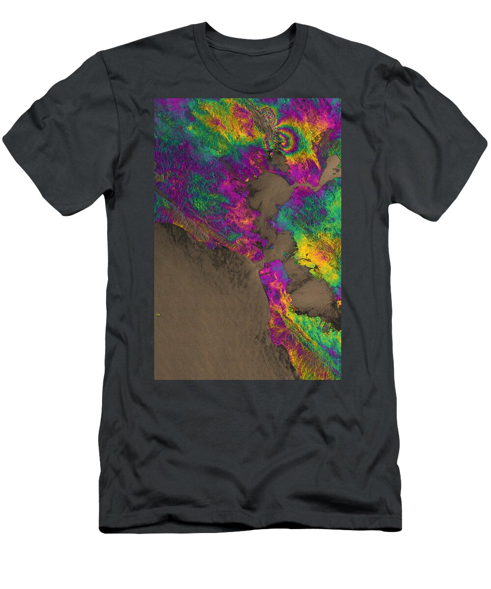 Illustration T-Shirt featuring the photograph Napa Valley Earthquake, 2014 by Science Source