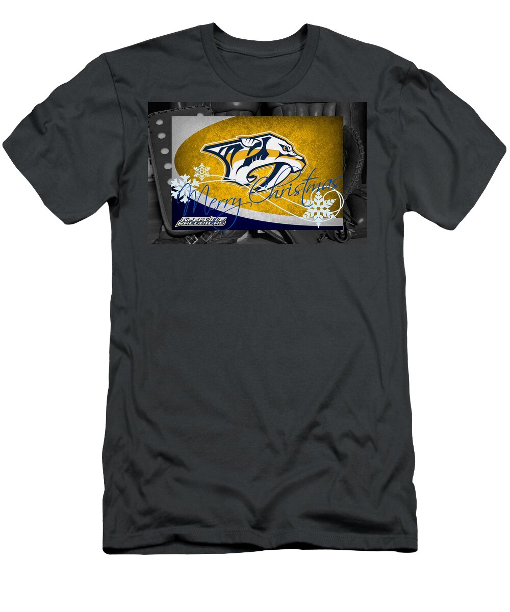 Nashville Predators Player Shirt T-Shirt by Joe Hamilton