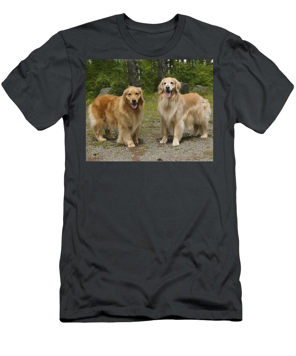 Nature T-Shirt featuring the photograph New Buddies by Rhonda McDougall