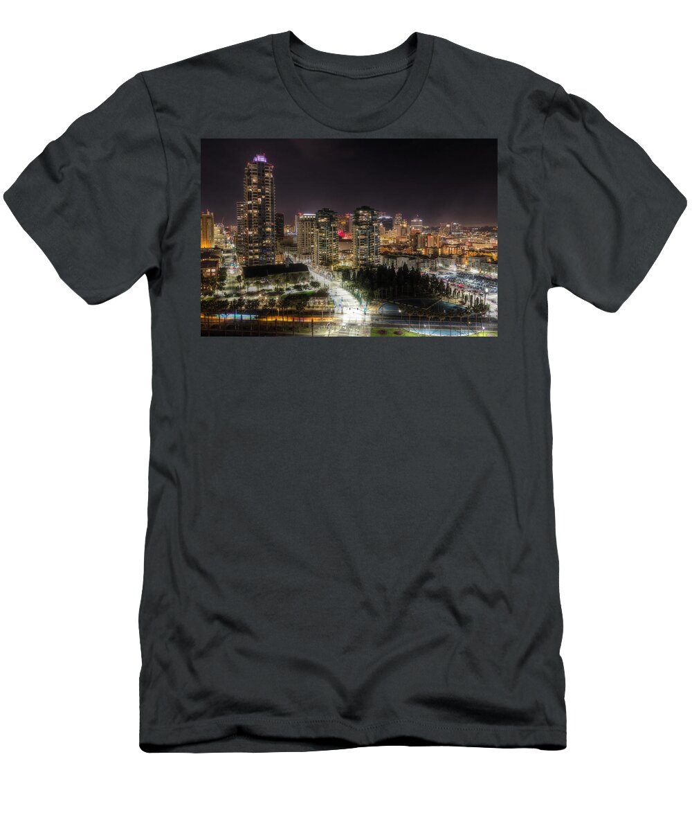 Night T-Shirt featuring the photograph Nighttime by Heidi Smith