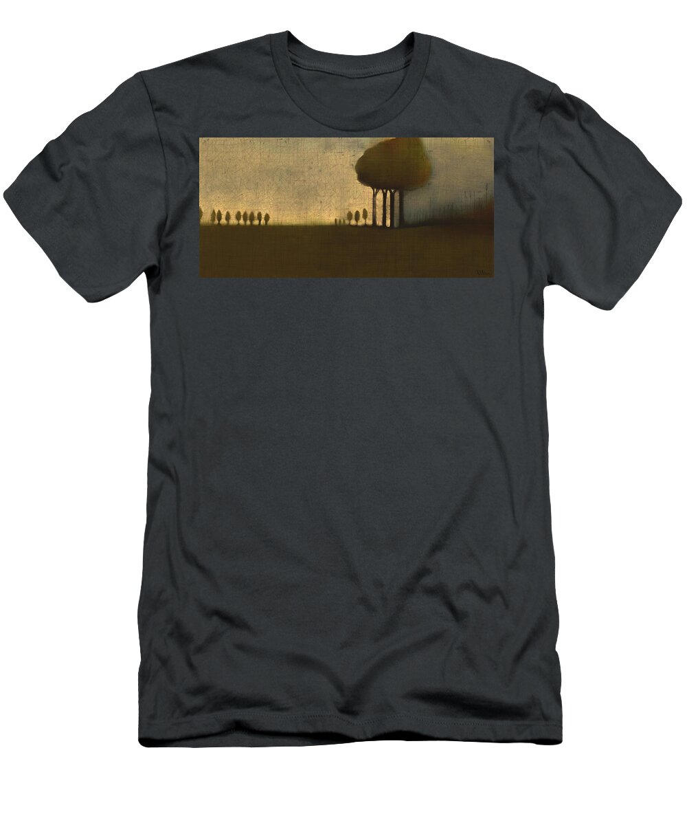 Fineartamerica.com T-Shirt featuring the painting Nineteen Trees #10 by Diane Strain