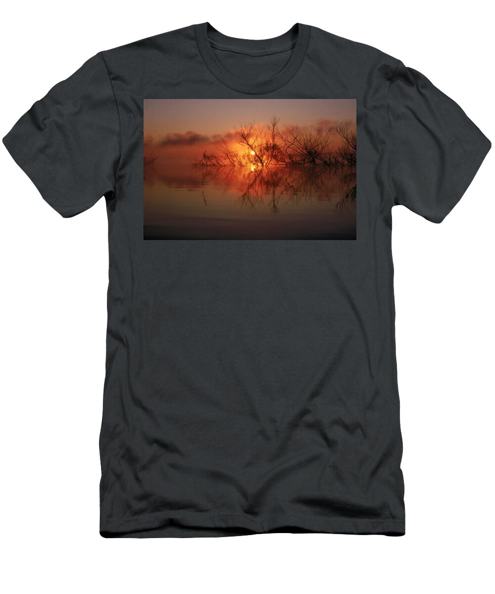 Astronomy T-Shirt featuring the photograph North Carolina Sunrise by Frederica Georgia
