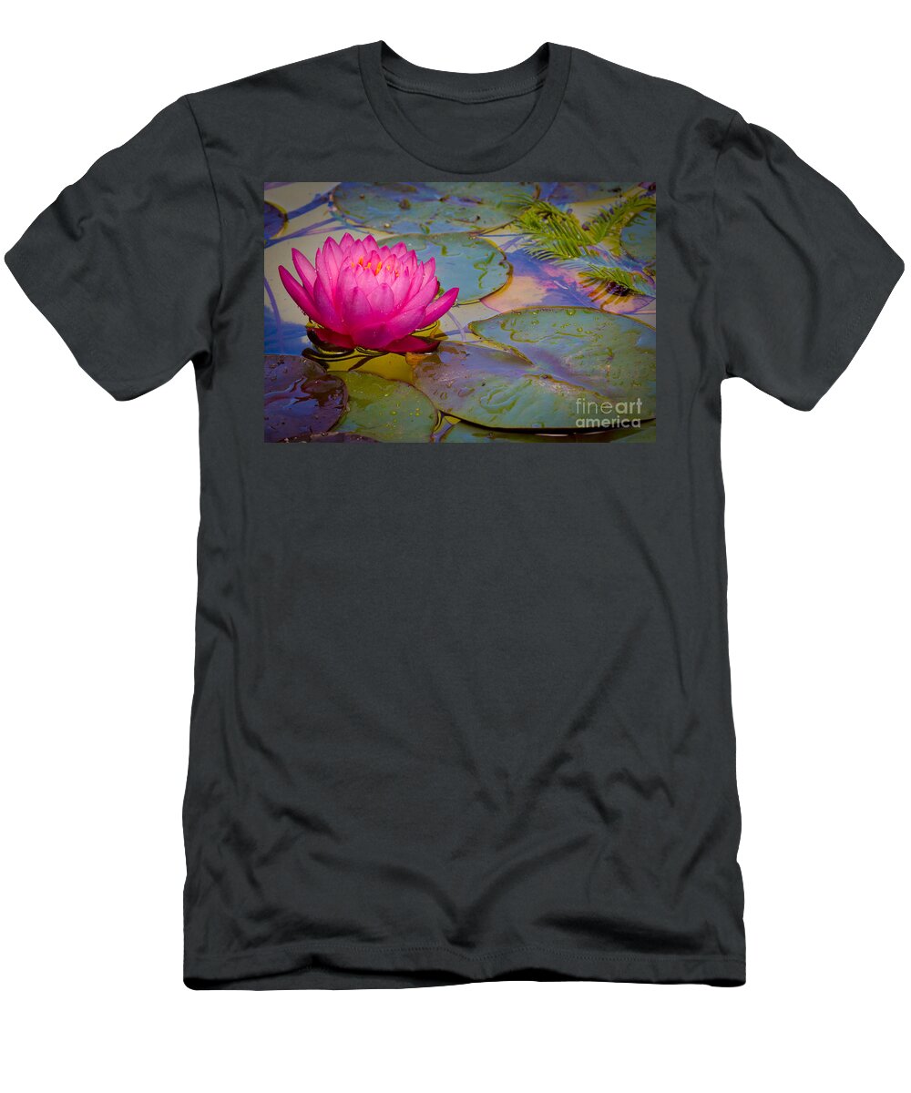 America T-Shirt featuring the photograph Nymphaeaceae by Inge Johnsson