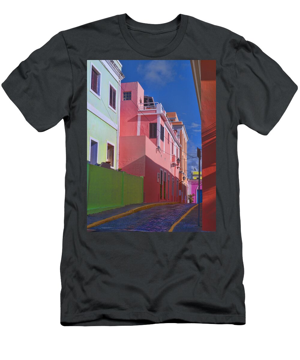 Old San Juan T-Shirt featuring the photograph Old San Juan Colors by S Paul Sahm