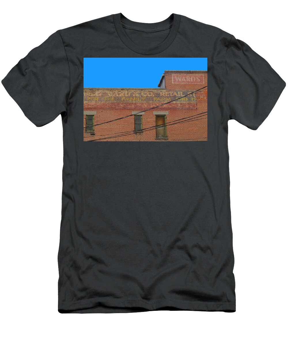In Focus T-Shirt featuring the photograph Old Sign by Dart Humeston