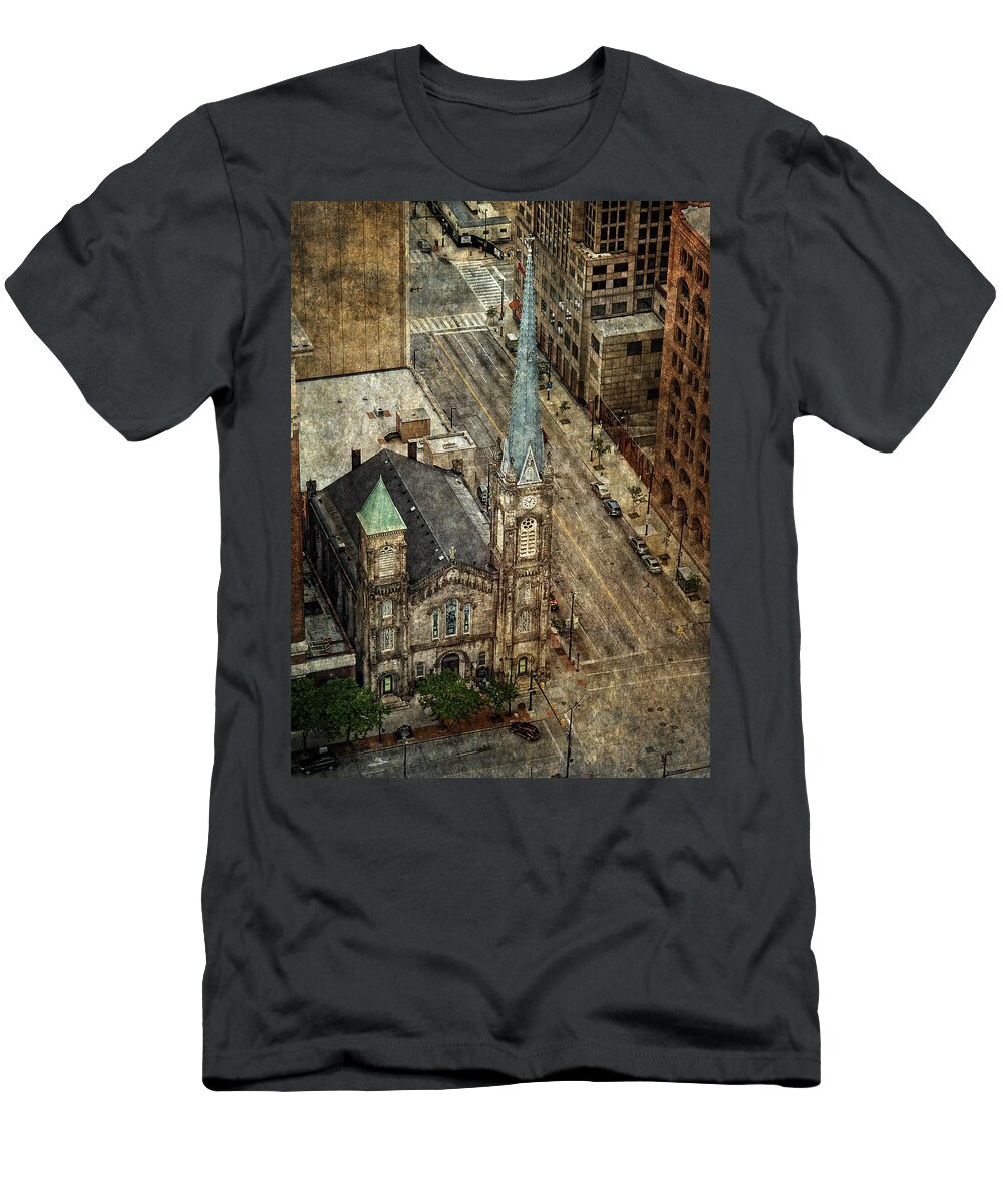 Old Stone Church T-Shirt featuring the photograph Old Stone Church by Dale Kincaid