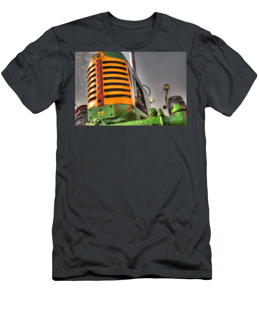 Oliver Tractor T-Shirt featuring the photograph Oliver Tractor by Michael Eingle