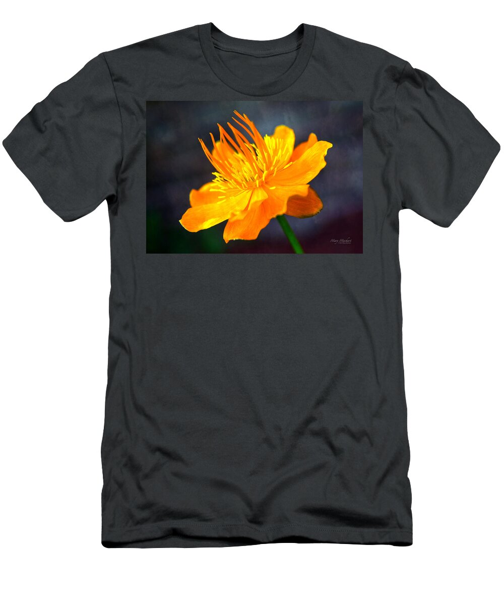 Orange T-Shirt featuring the photograph Orange Flower by Mary Machare
